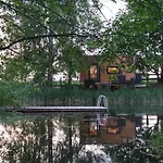 Tinyhouse Mit Fasssauna, Alleinlage Direkt Am Naturteich, Grosse Terrasse - Naehe Saechsische Schweiz Und Dresden - Bestprice *