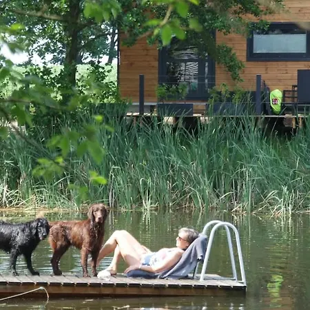 Tinyhouse Mit Fasssauna, Beste Alleinlage Direkt Am Naturteich, Grosse Terrasse - Naehe Saechsische Schweiz Und Dresden - Bestprice *