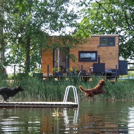 Σπίτι διακοπών Tiny House Am Naturteich Mit Terrasse & Kamin - Fuer Bis Zu 5 Personen - Fuer Kurzentschlossene *