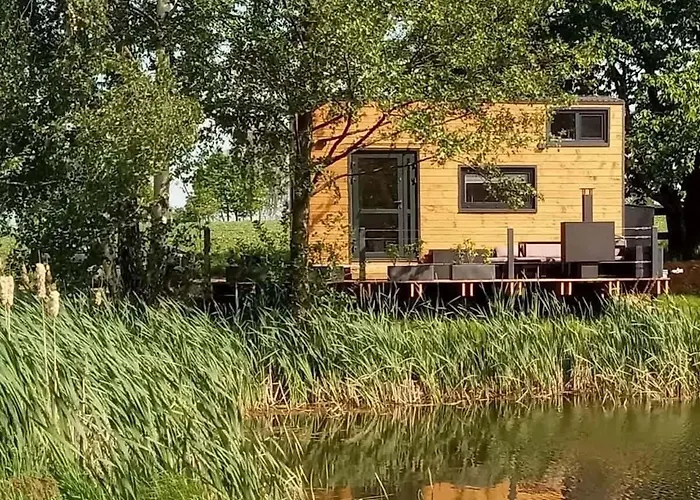 Tinyhousebeidresden Mit Fasssauna Klein Aber Fein, Alleinlage Direkt Am Naturteich, Grosse Terrasse - Naehe Saechsische Schweiz Und Dresden Holiday home
